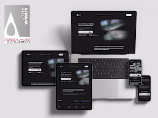 K-Soft Corporate Software Landing Page & Brand Identity