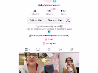 TikTok Content creation