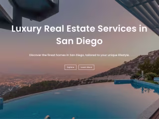 Web Design for Real Estate Agent