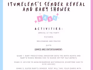 Baby shower invitation