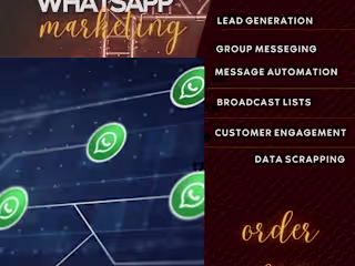 I will do whatsapp marketing and provide IT support