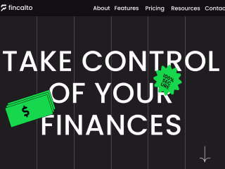 Finance Management Landing Page