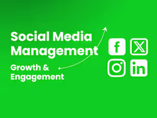 I will manage your social media for growth and engagement