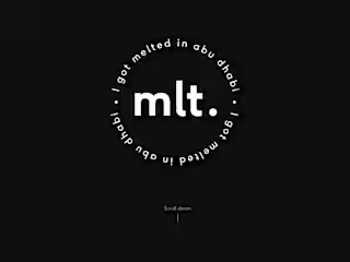 🍔 mlt. Abu Dhabi Restaurant Landing Page - UI/UX Study