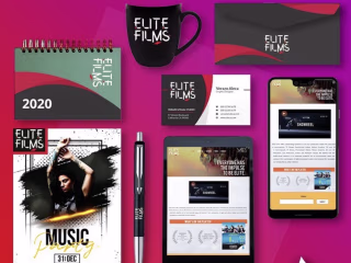 Elite Films Brand Identity 