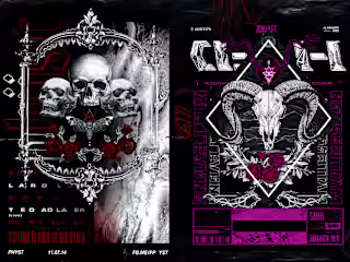 Gothic cyberpunk graphics