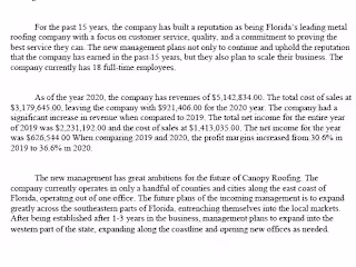 SBA-Approved Business Plan for Roofing Company Aquisition 