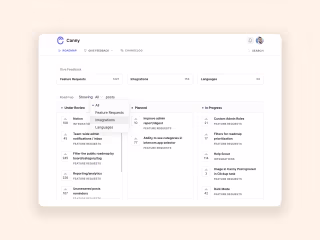 Filter Public Roadmap