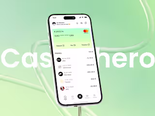 Cashero - FinTech App Design
