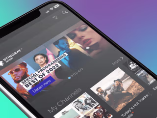 Stingray Music mobile App: Interface design and visual assets
