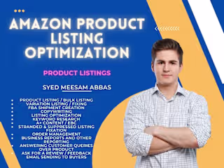 I will manage your Amazon seller account and Amazon sales copy