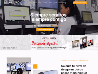 Veotec (Landing page + Web app)