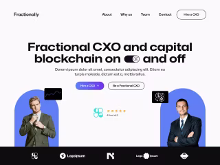 Fractional CXO - Design Review & Redesign