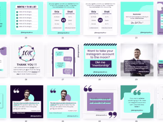 Designed 130+ Instagram Post Templates