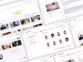 Voxans AI based Saas – UI / UX Design