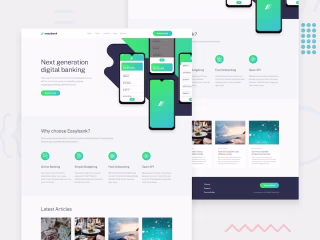 Example landing page outlining my skills