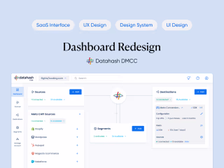 Datahash - B2B SaaS Dashboard Design 