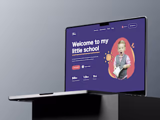 Little School - Kids Education Platform Landing Page