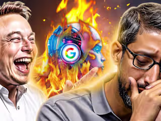 This-is-Epic-Elon-Musk-Trolls-Google-AI-Gemini Thumbnail Design