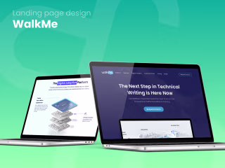 WalkMe landing page