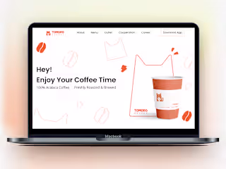 Redesign of Coffee Shop Tomoro Website