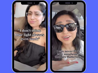 LUXURY BLUE LIGHT GLASSES + SUNGLASSES ADS