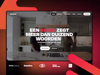 Design and migrate a fitting website for Exstatic, video agency.