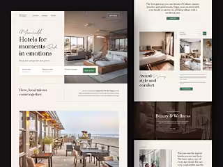 I will design a hotel booking website with a booking system