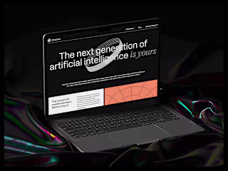 Deepcoin. Landing Page Design