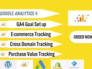 I will fix or setup google analytics 4, ga4 e-commerce tracking