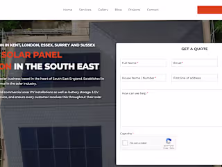 Website redesign in Framer for Solar Panel Company