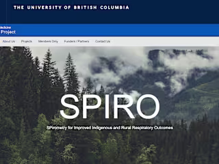 UBC Spirometry Research | Designer & Developer