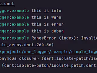 Logger for Dart