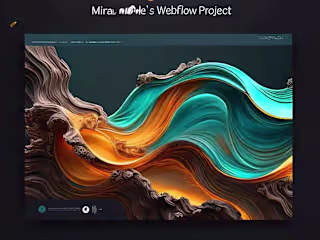 Flowing Perfection: Miracle's Webflow Project