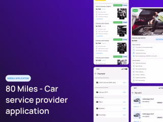 Miles360- A Car Repair Service application