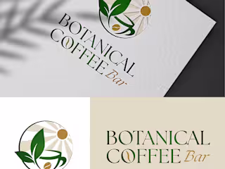 Botanical Coffee Bar Logo :: Behance