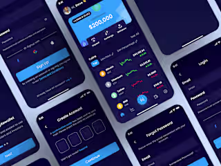 Mobile App Design for Crypto Wallet