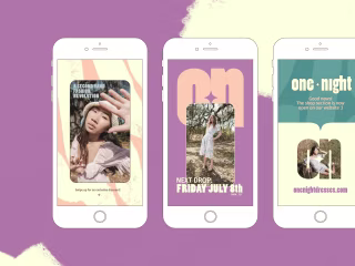 One Night: Brand Identity + Social Templates