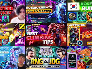 League of Legends Thumbnails Design
