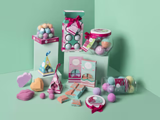 Retouching styled shots for a Xmas catalogue.