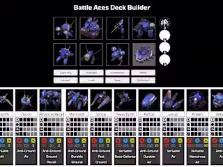 Battle Aces Deck Builder