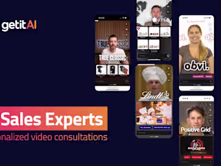 getitAI Sales Experts // Personalized Video Consultations