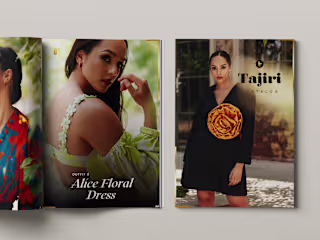 Tajiri Fashion - Lookbook/Catalogue Design