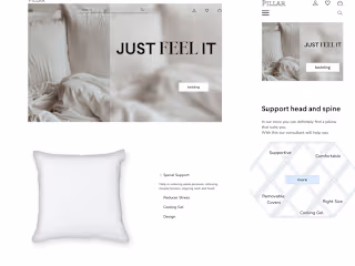 Web site for pillow shop :: Behance