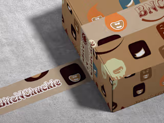 BiteNChuckle Chocolate Co | Brand identity design 
