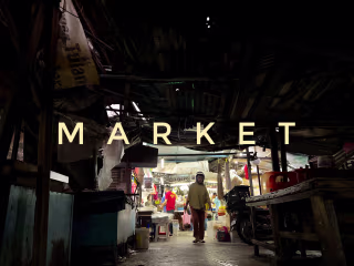 Daily Lives Of People In The Market