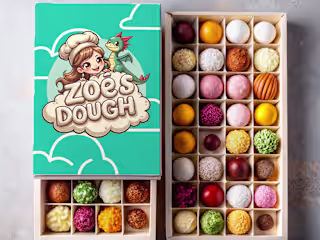 Zoe's Dough - A Casual, Family-Friendly Brand Identity Project