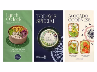 Gustosa: Salad Boutique Brand Design