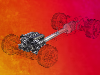 Corvette Drivetrain Illustration