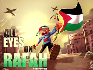 ALL EYES ON RAFAH - Children's Book Illustration